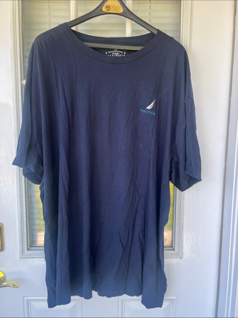 Nautica Navy Short-Sleeve Tee with Sail Logo